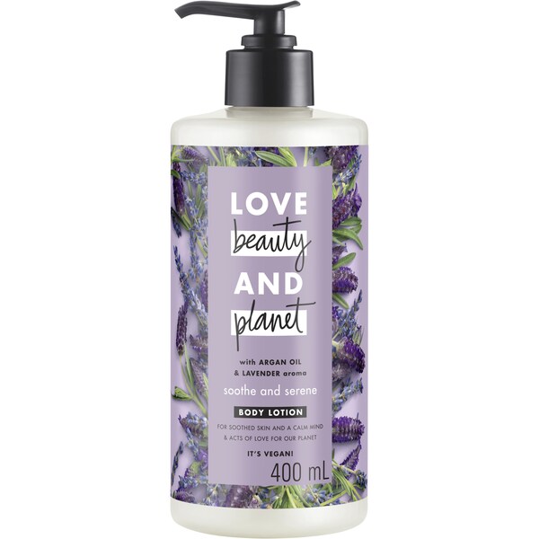 Love Beauty & Planet Body Lotion Argan Oil & Lavender 400ml