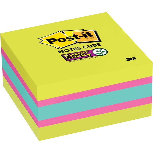 Post-it Super Sticky Note Cube each