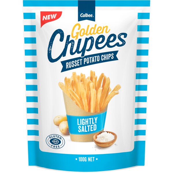 Calbee Golden Chipees Lightly Salted 100g