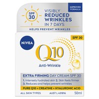 Nivea Q10 Anti-Wrinkle Face Cream With Hyaluronic Acid SPF30