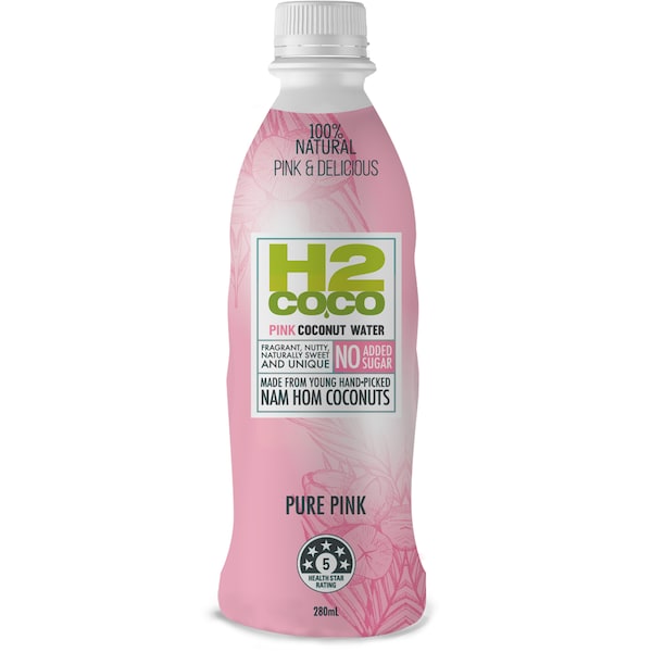 H2Coco Coconut Water Pure Pink 280mL