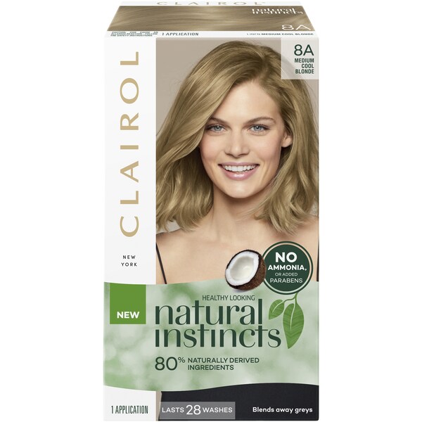Clairol Natural Instincts 8A Medium Cool Blonde each