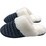 Ladies Chenille Slipper Navy Each