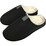 Mens Scuff Slipper Black Each