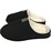 Mens Scuff Slipper Black Each