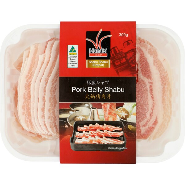 Hanabi Pork Belly Shabu 300g