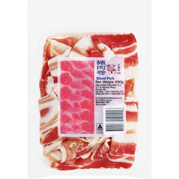 Poulings Sliced Pork 290g