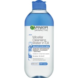 Garnier Skin Active Micellar Cleansing Water in Oil All-In-1 400mL – Woolworths
