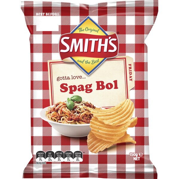 Smith's Crinkle Cut Bolognese 150g