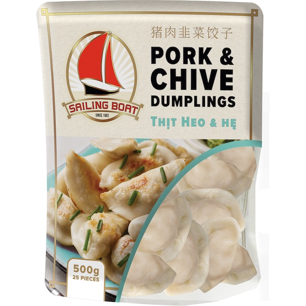 Sailing Boat Pork & Chive Dumplings 500g