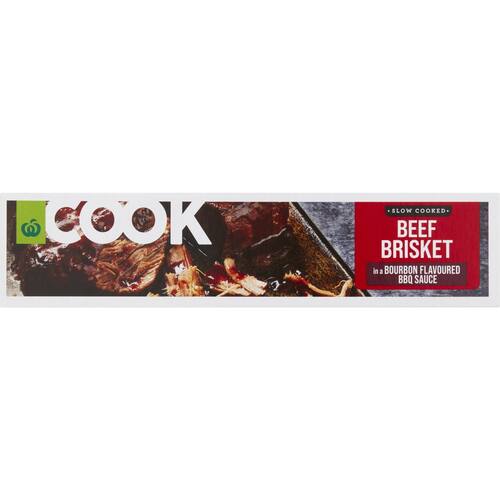 Woolworths Cook Slow Cooked Beef Brisket 700g bunch