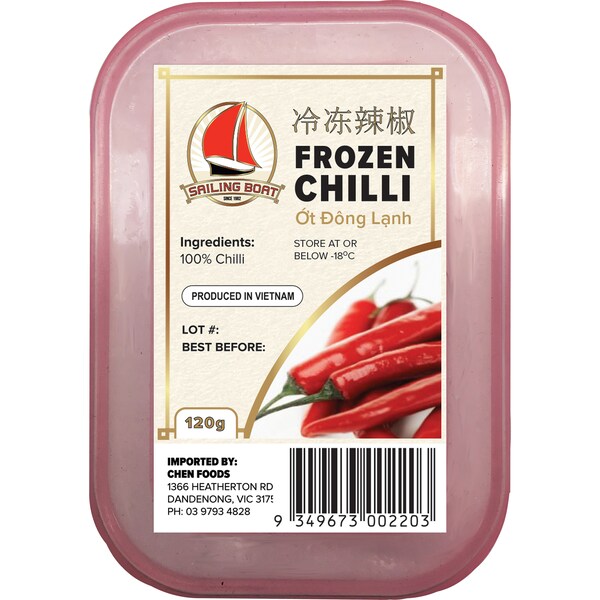 Sailing Boat Frozen Chilli 120g