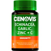 Cenovis Echinacea Garlic Zinc & Vitamin C For Immune Support