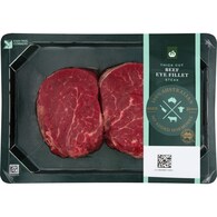 Woolworths Beef Eye Fillet Thick Cut Steak