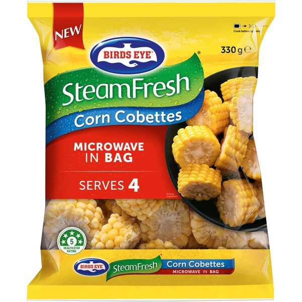Birds Eye Steam Fresh Corn Cobettes 330g