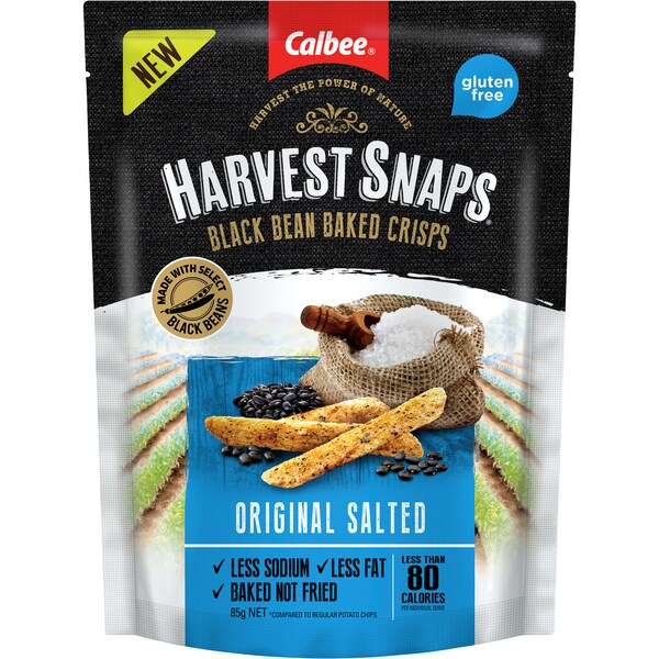 Calbee Harvest Snaps Black Bean Original Salted 85g