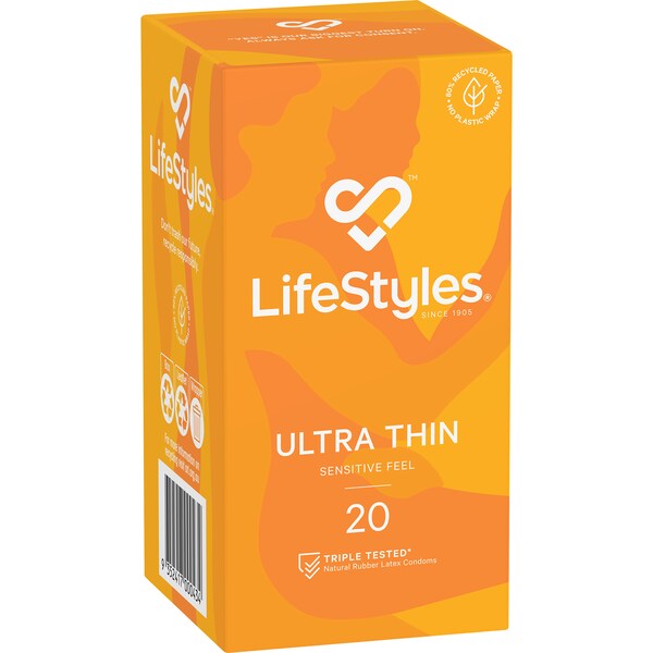 Lifestyles Condoms Ultra Thin 20 pack