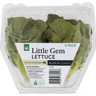 Woolworths Little Gem Lettuce Green