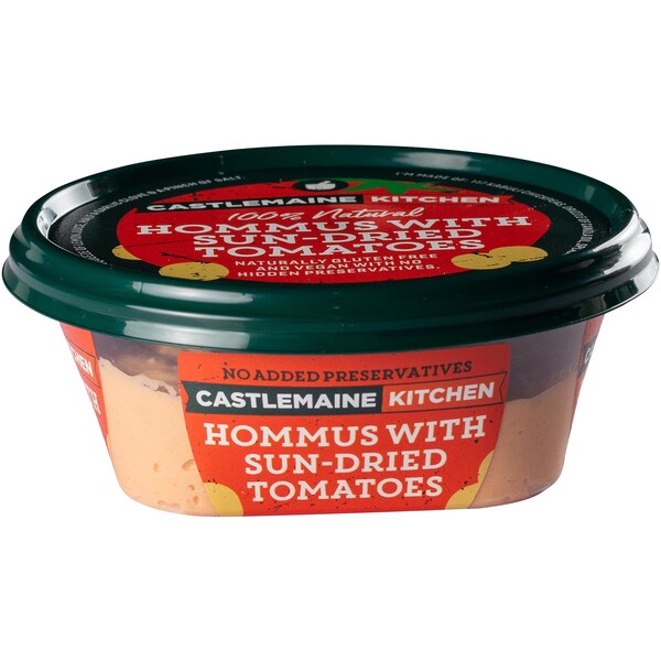 Castlemaine Dips Hommus With Sundried Tomato 200g