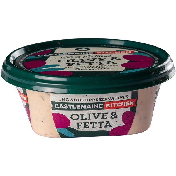 Castlemaine Dips Olive & Fetta 200g