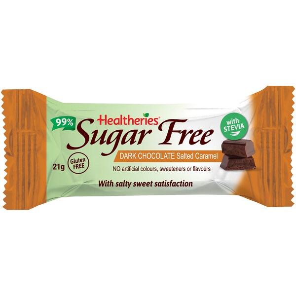 Healtheries Sugar Free Bars Caramel Each