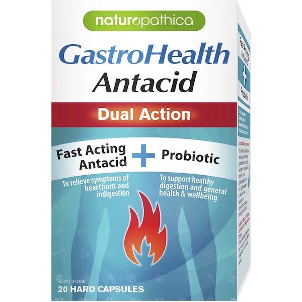 Naturopathica Gastro Health Antacid Dual Action 20 Pack