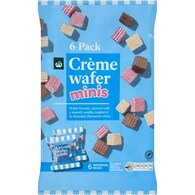 Woolworths Creme Wafer Mini Biscuits