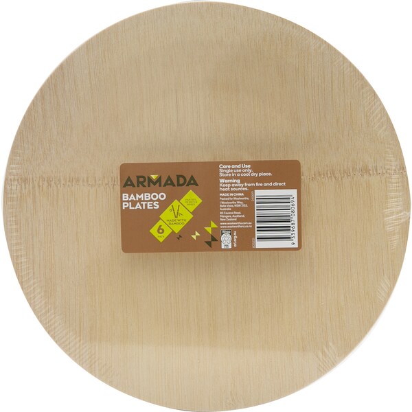 Armada Bamboo Plates 6 Pack