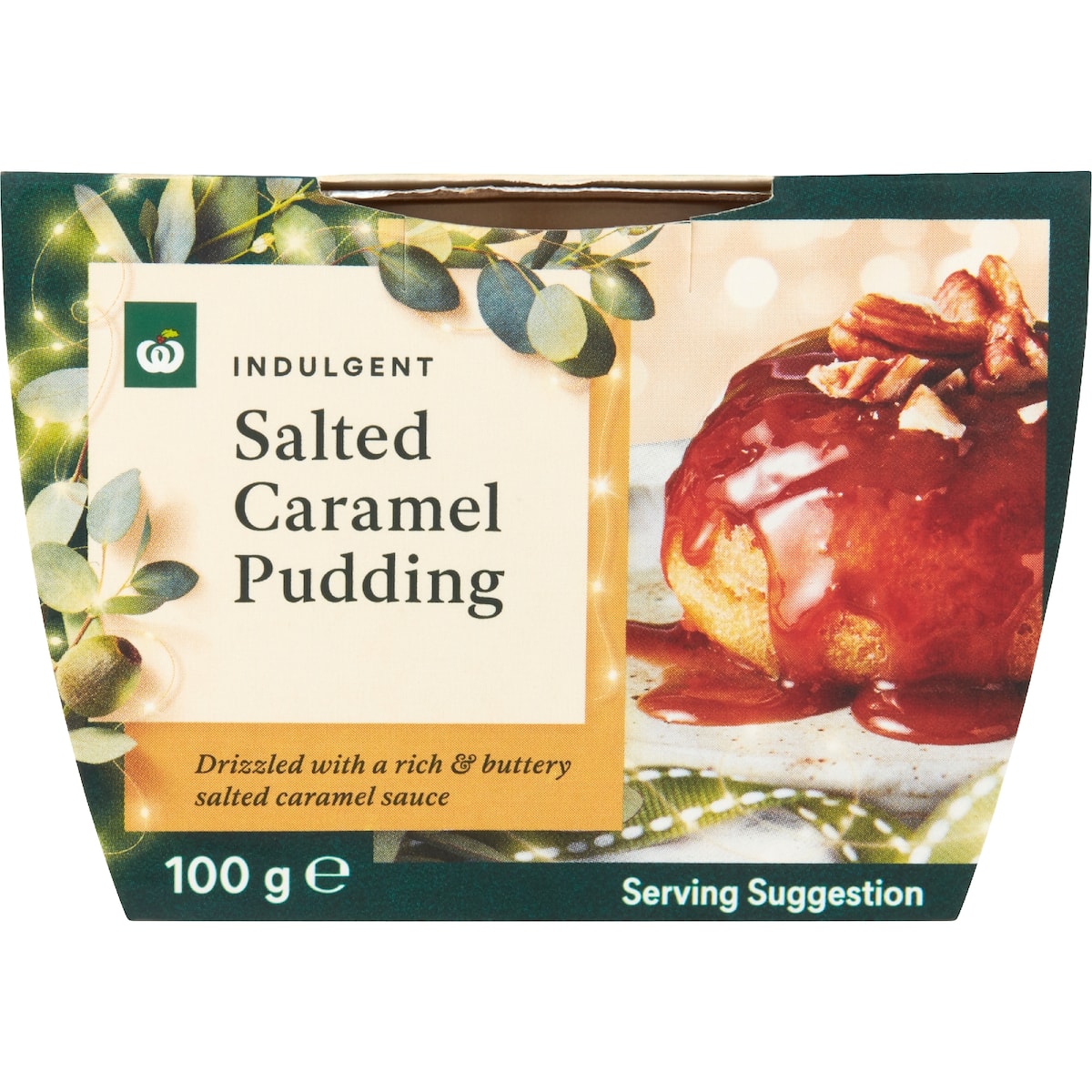 Woolworths Salted Caramel Pudding 100g bunch