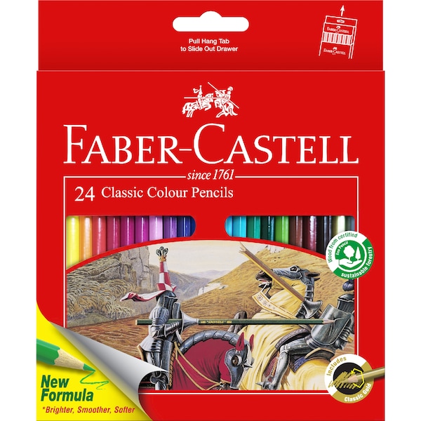 Faber-Castell Classic Colour Pencils 24 pack