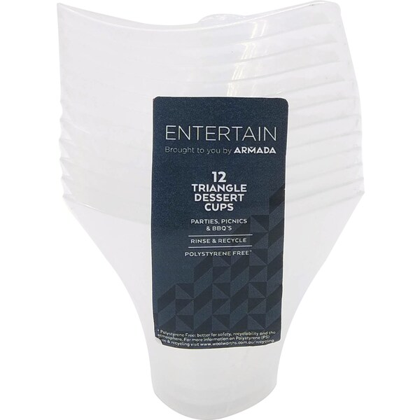 Armada Triangle Dessert Cups 12 Pack