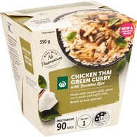 Woolworths Thai Green Chicken Curry With Jasmine Rice