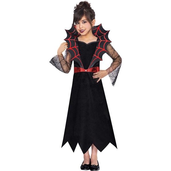 Halloween Costume Kids Vampire Dress Size 6-8 Each