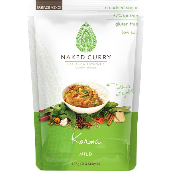 Passage Foods Simmer Sauce Naked Curries Korma 175g