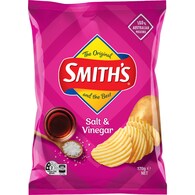 Smith's Crinkle Cut Potato Chips Salt & Vinegar