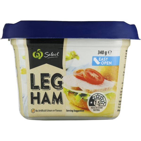 Woolworths Leg Ham 340G