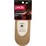 Peds Nude Microfiber Liner Footlets 3 Pack