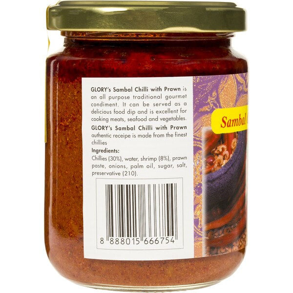 Glory Sambal Chilli Prawn  250g