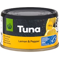 Woolworths Lemon & Pepper Tuna