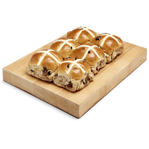 Woolworths Traditional Hot Cross Buns 6 pack
