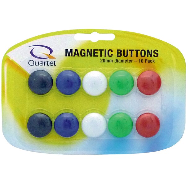 Quartet Magnetic Buttons 20mm 10 pack