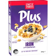 Uncle Tobys Plus Iron Breakfast Cereal