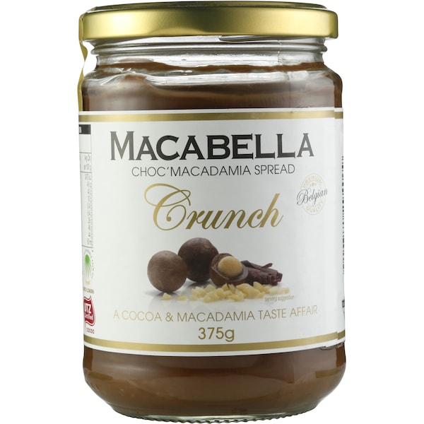 Macabella Choc Macadamia Spread Choc Macadamia Spread 375g