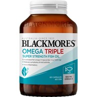 Blackmores Omega Triple High Strength Fish Oil Capsules