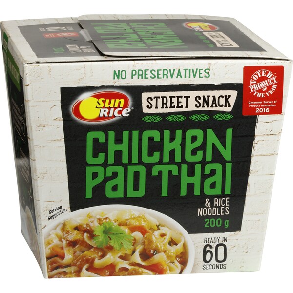 Sunrice Street Snack Chicken Pad Thai 200g