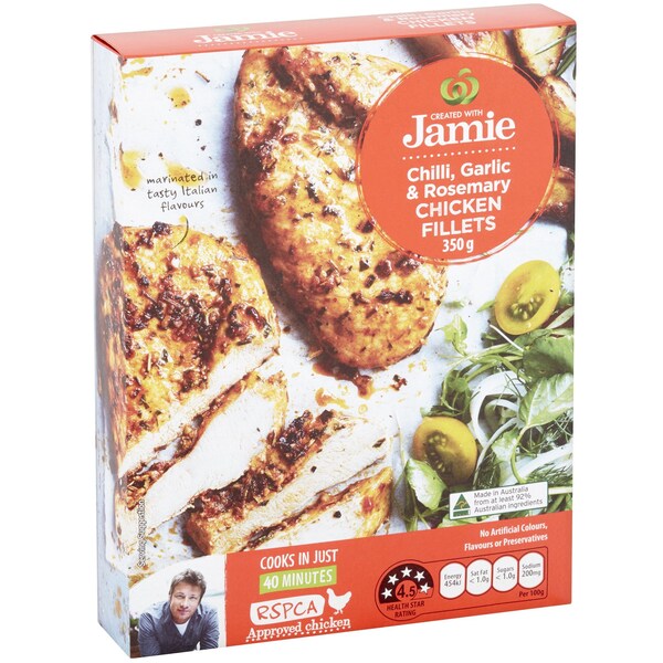 Created With Jamie Chilli, Garlic & Rosemary Chicken Fillets 350g