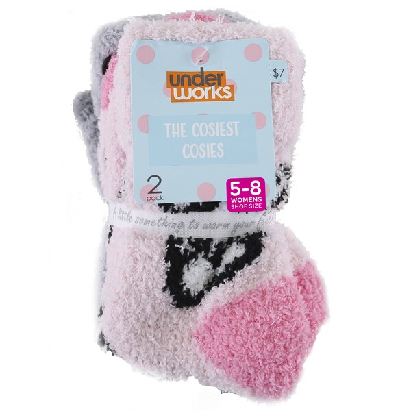 Underworks Marshmallow Sock Dog Sizes - 5 To 8 Each
