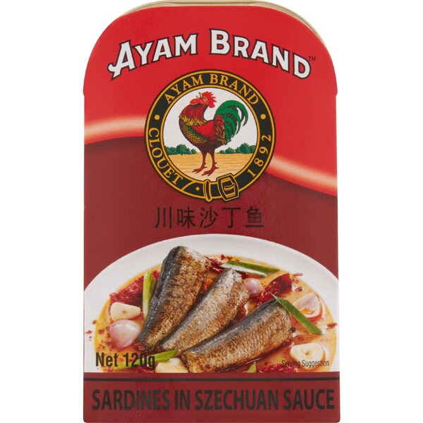 Ayam Fried Sardines In Szechuan Sauce 120g