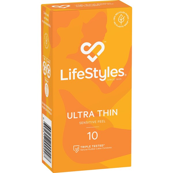 Lifestyles Condoms Ultra Thin 10 pack
