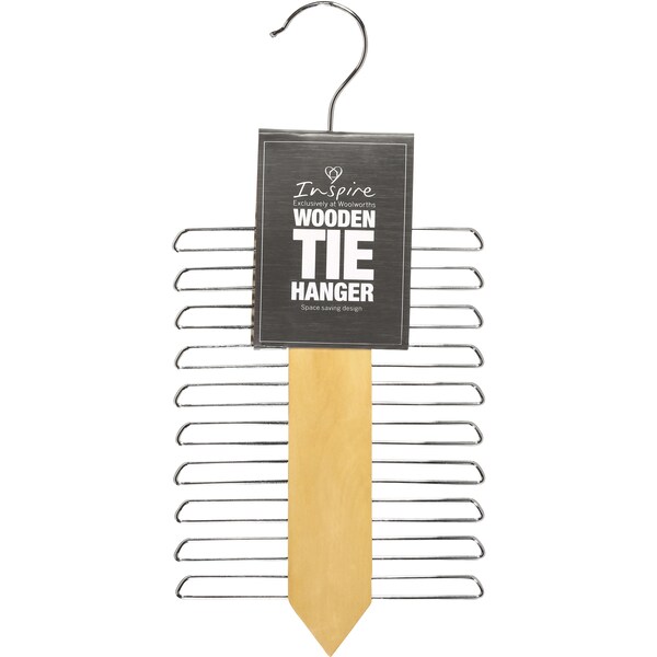 Inspire Wooden Tie Hanger Each